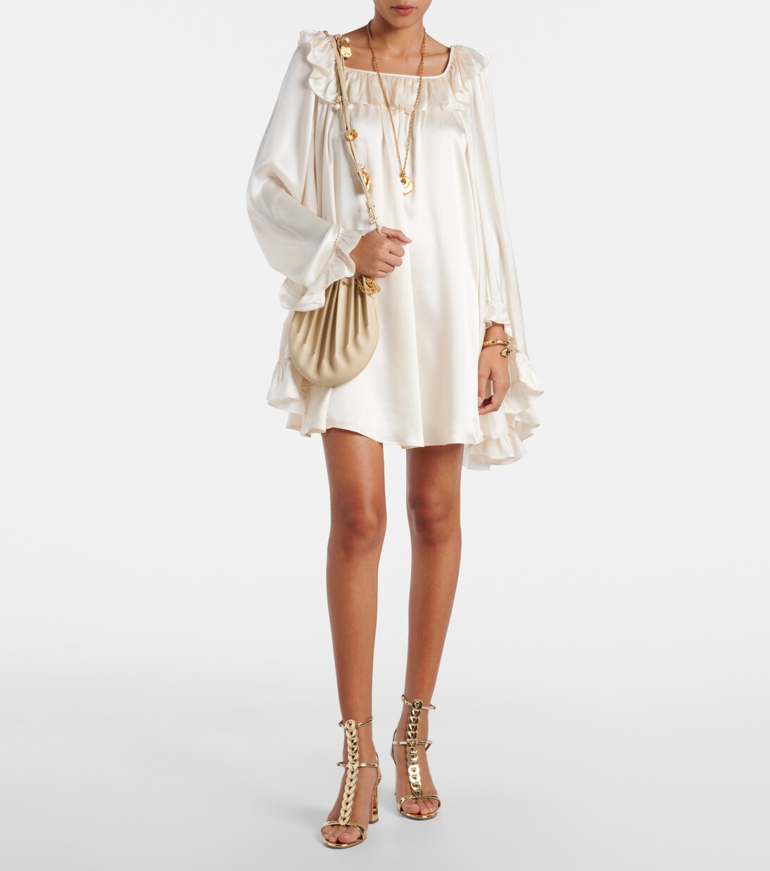 Sandales Destiny Gladiator 85 en cuir | Aquazzura