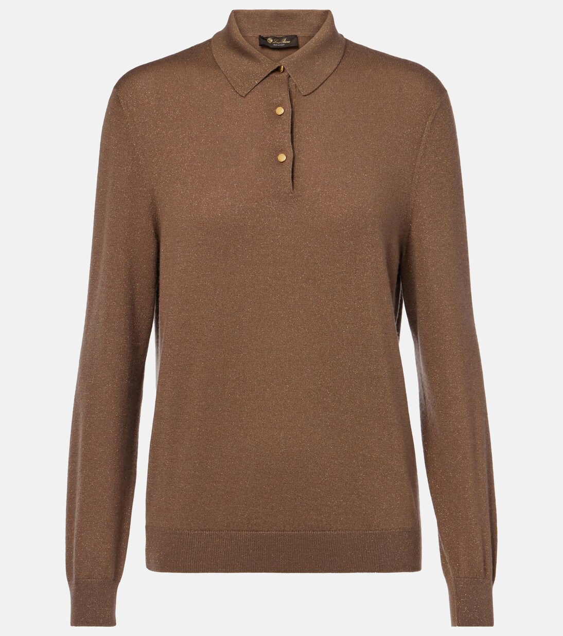 Luciole cashmere-blend polo sweater | Loro Piana