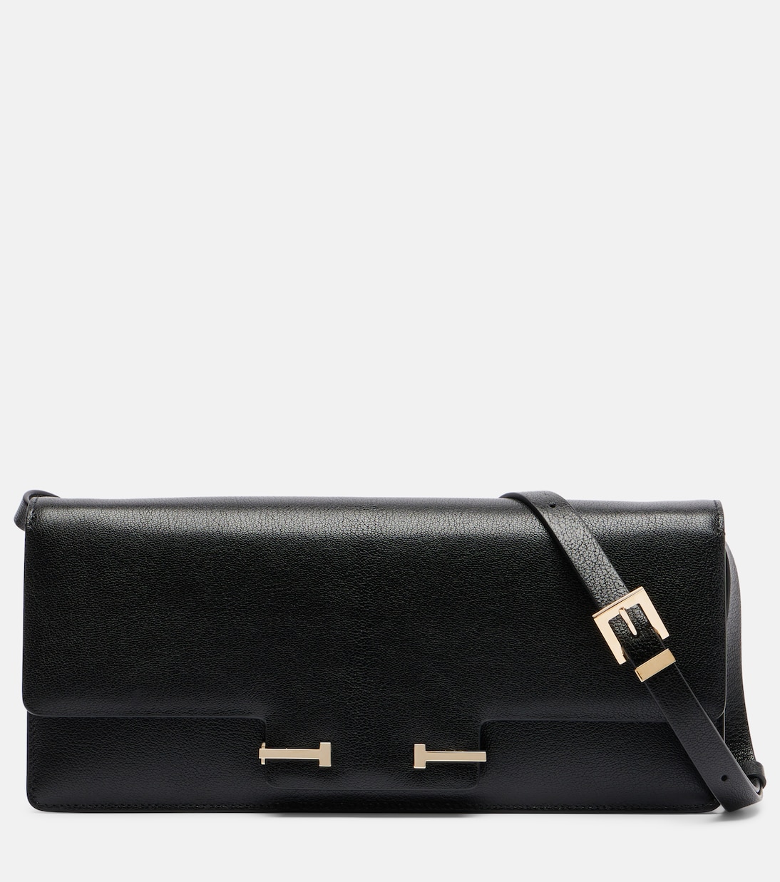 Double T leather shoulder bag | Tom Ford