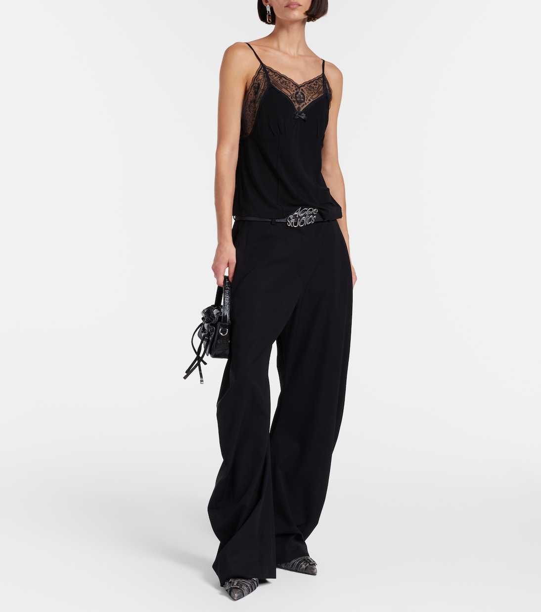 Nylon-trimmed top | Acne Studios