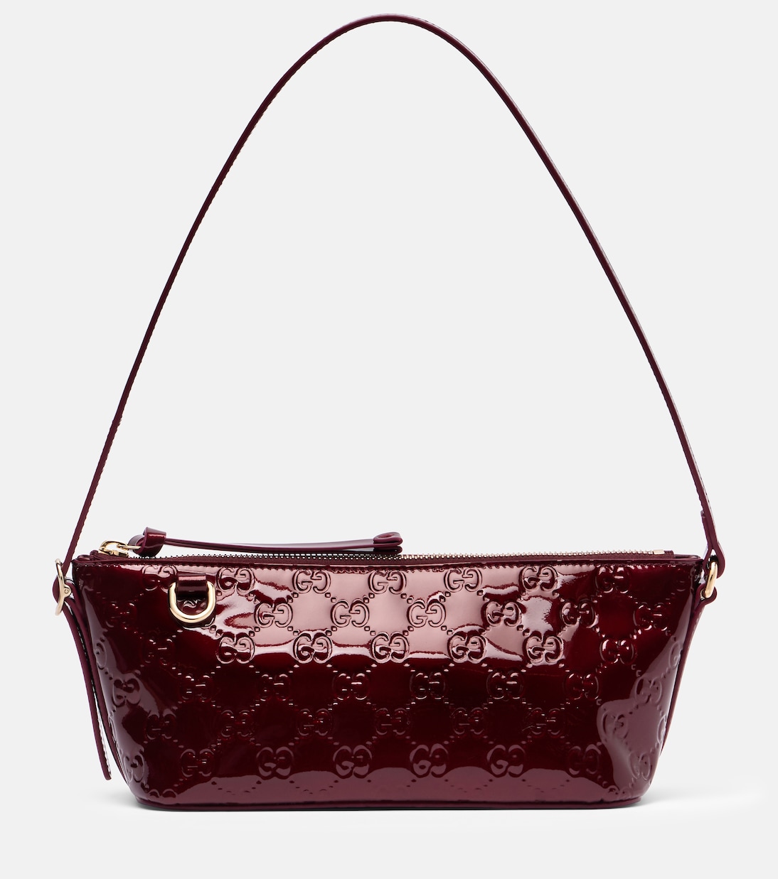 GG Emblem Small leather shoulder bag | Gucci