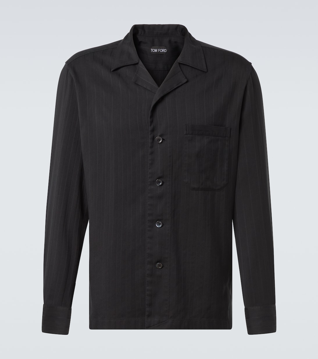 Striped cotton and silk shirt | Tom Ford