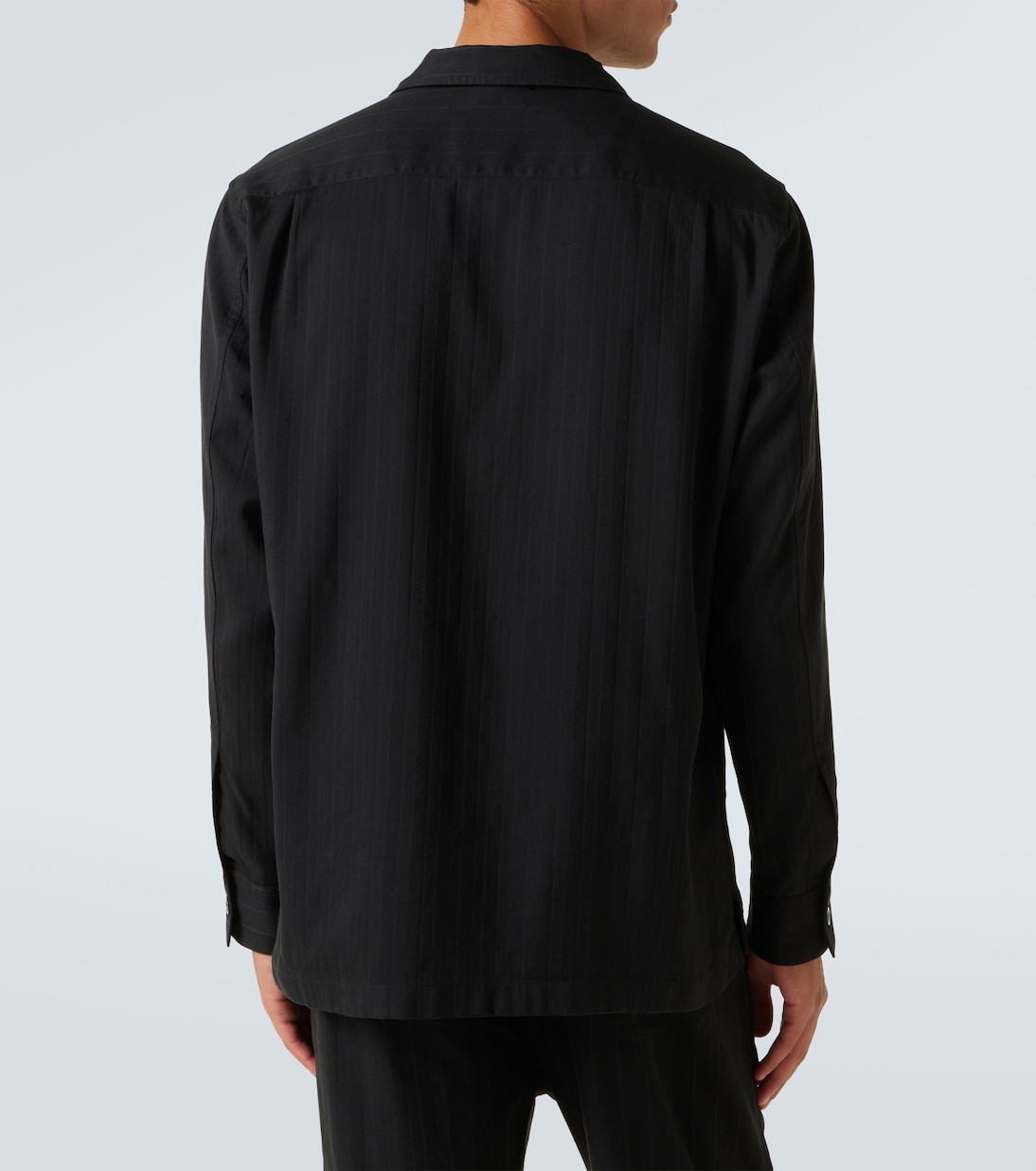 Striped cotton and silk shirt | Tom Ford