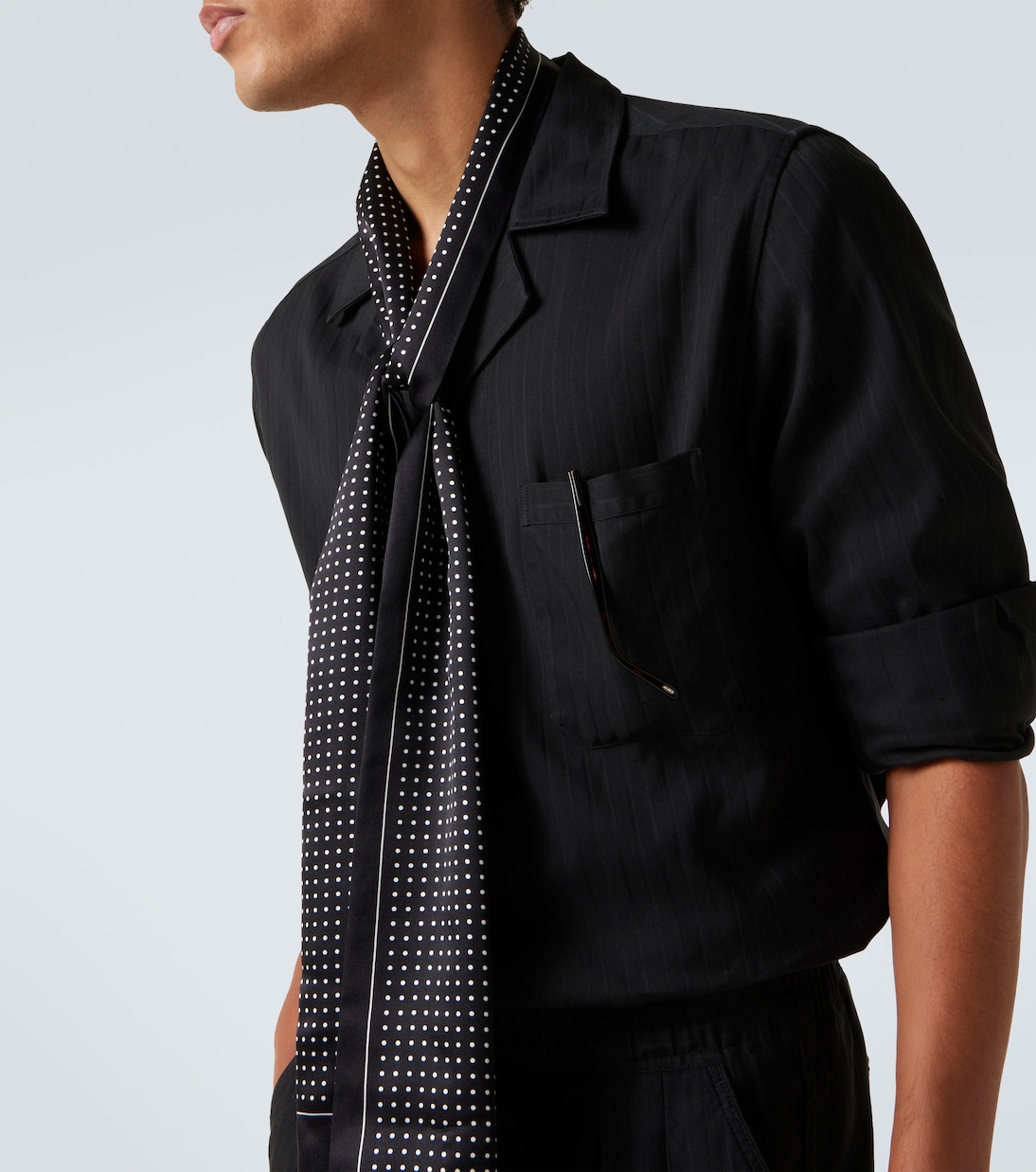 Striped cotton and silk shirt | Tom Ford