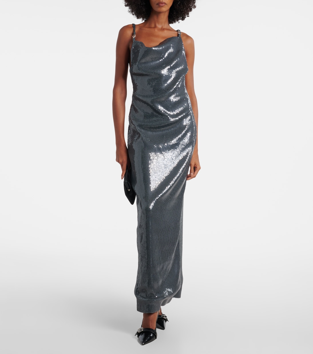 Sequined draped gown | Coperni