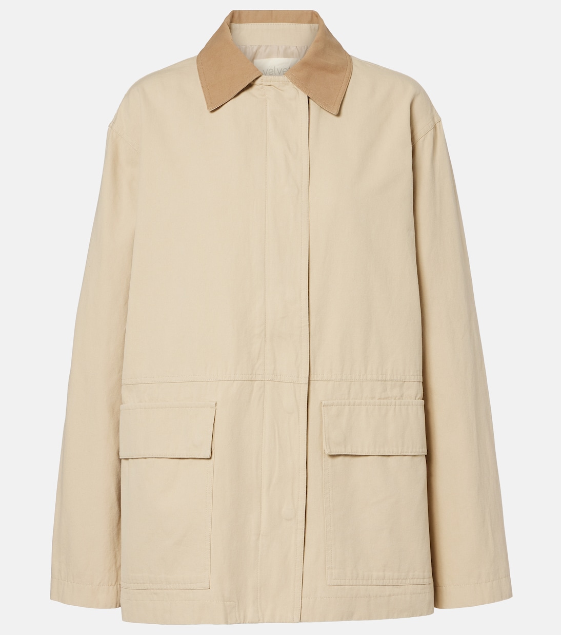 Rosa cotton gabardine jacket | Velvet