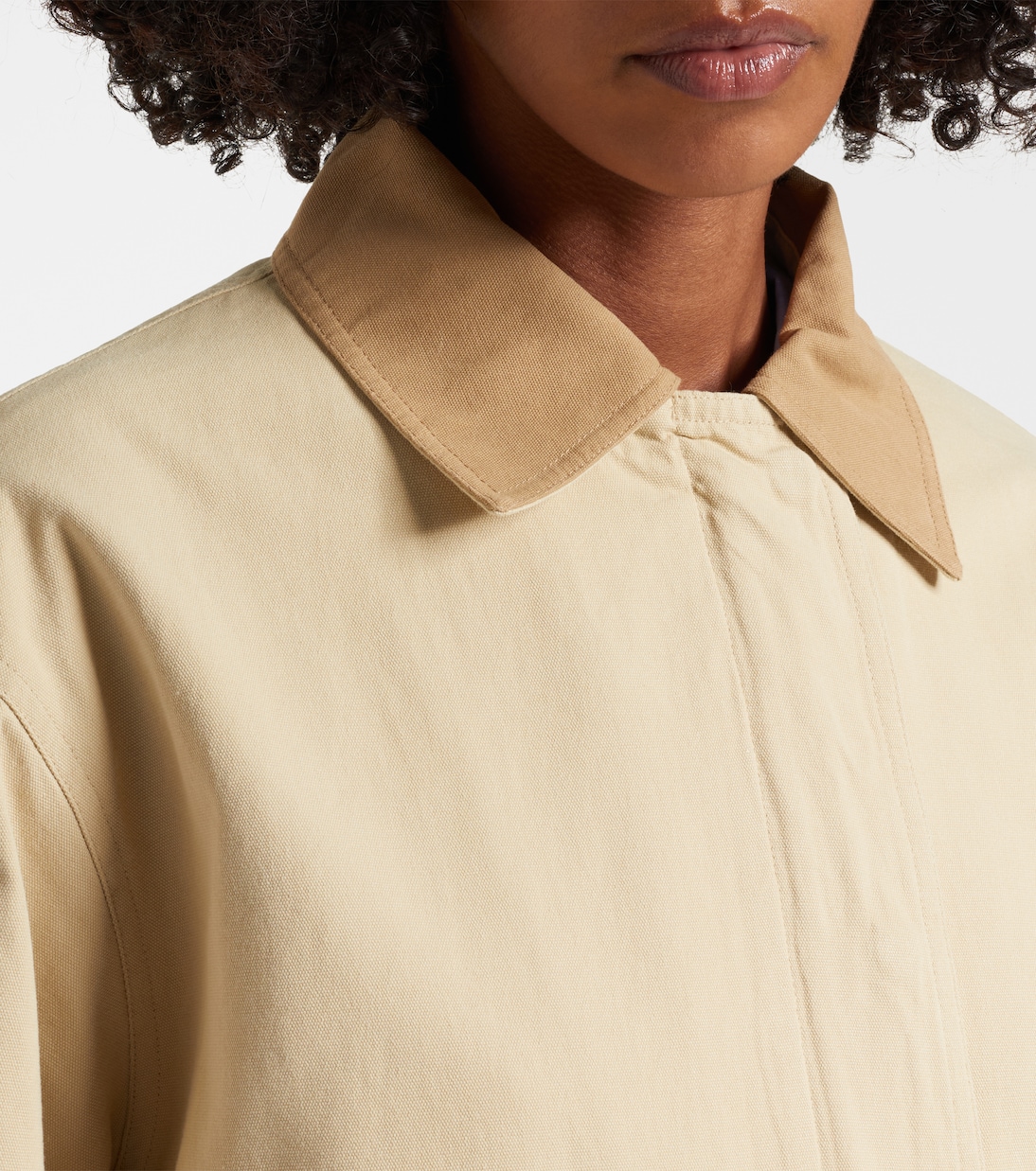 Rosa cotton gabardine jacket | Velvet