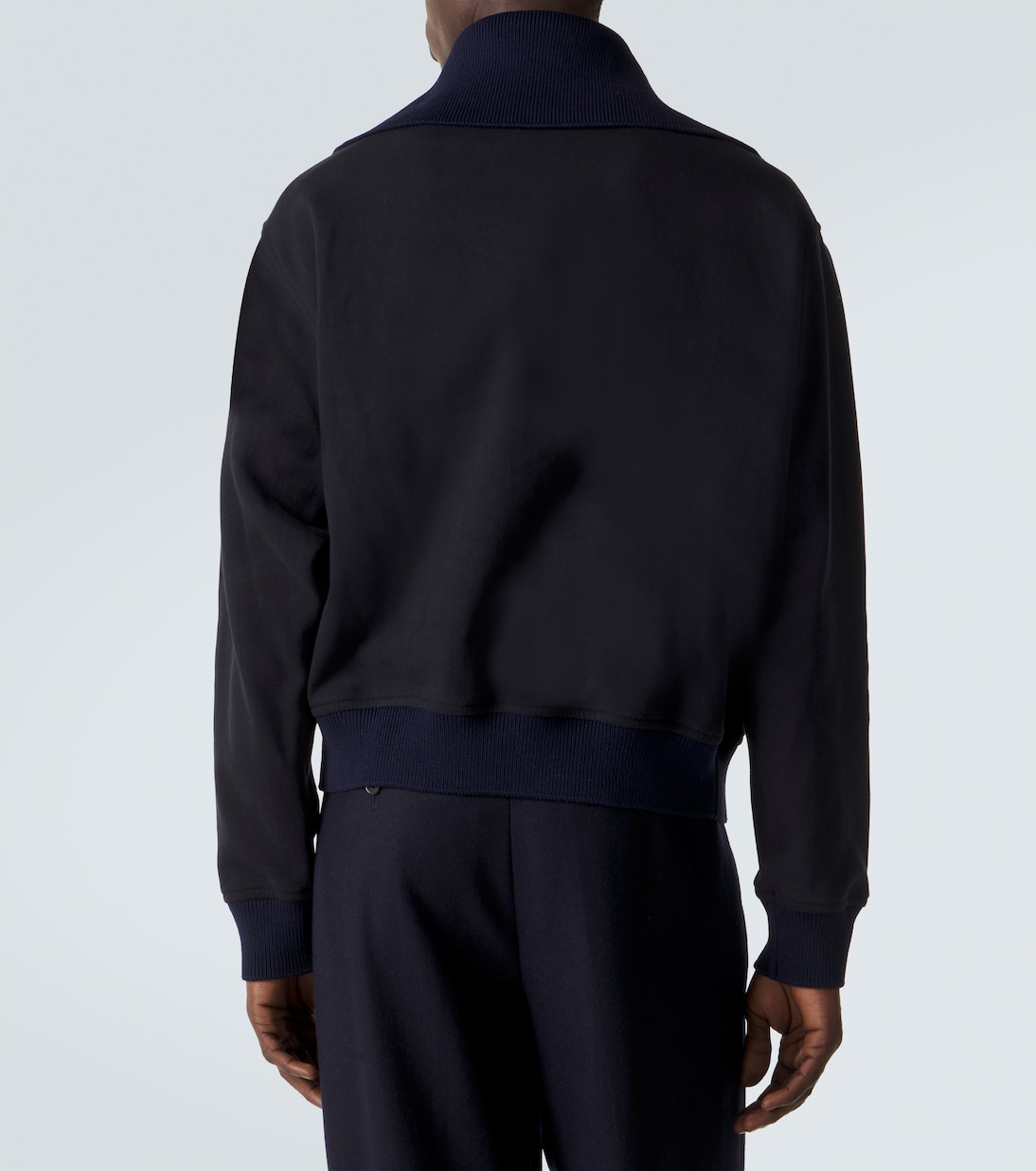 Cotton half-zip sweatshirt | Jil Sander