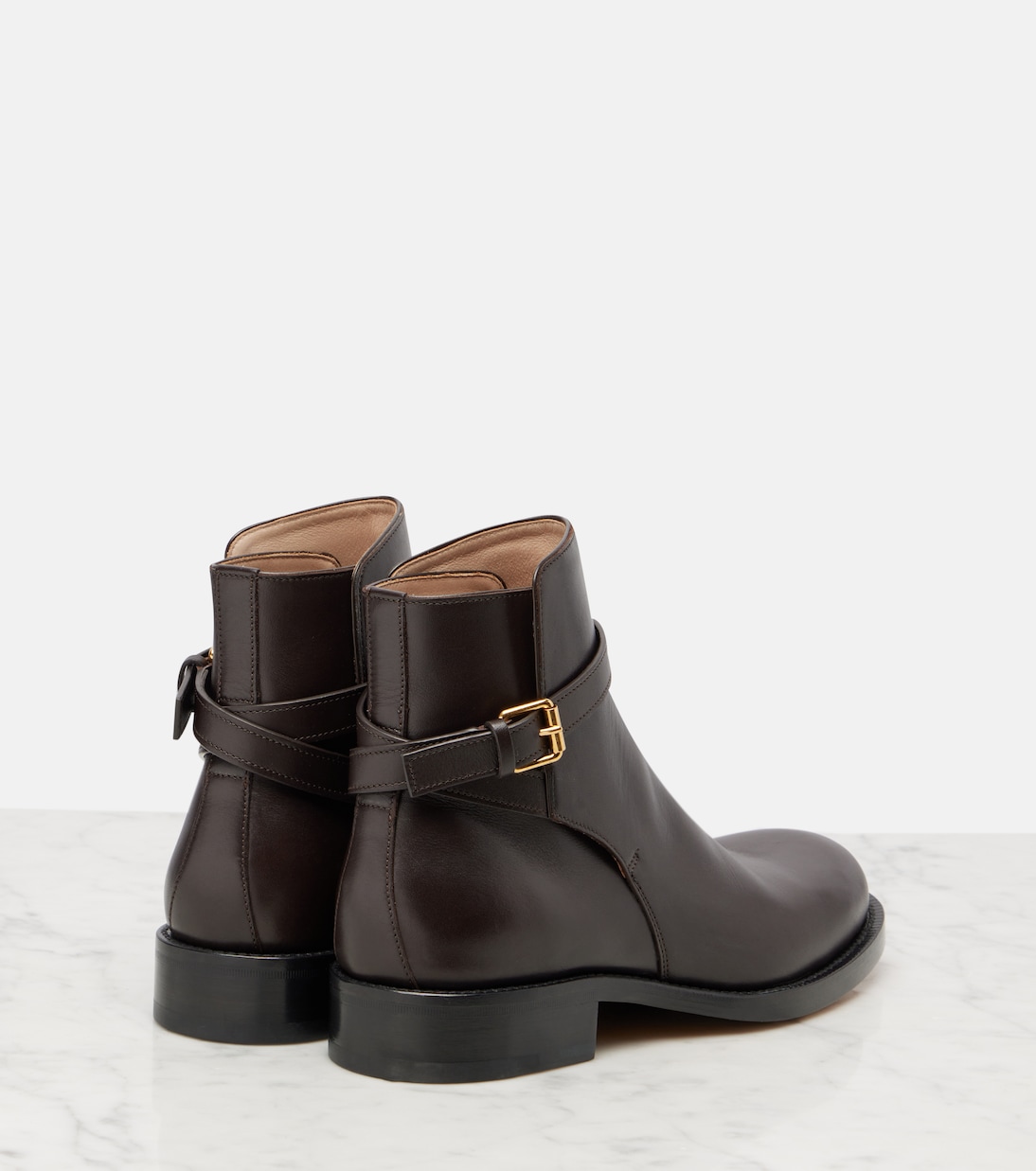 Nobilis leather ankle boots | The Row