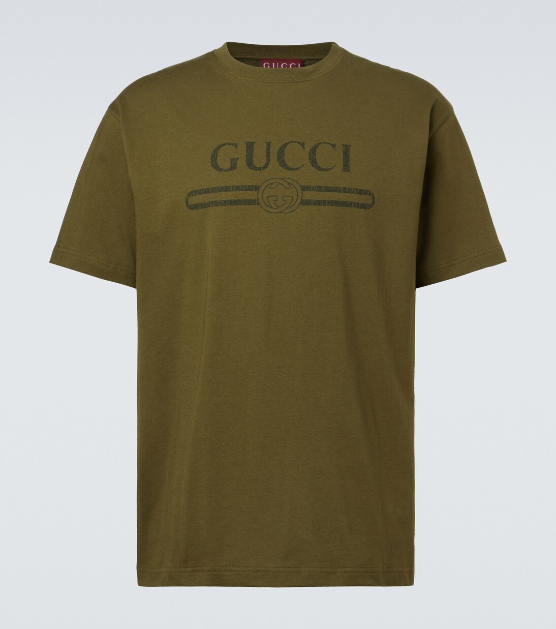 Camiseta de jersey de algodón con logo | Gucci