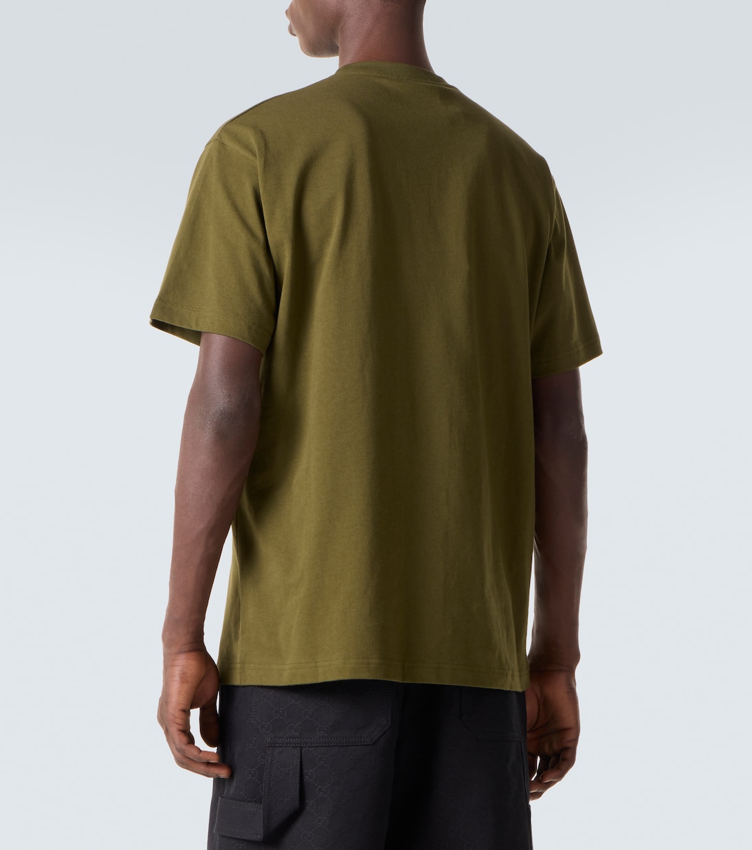 Camiseta de jersey de algodón con logo | Gucci