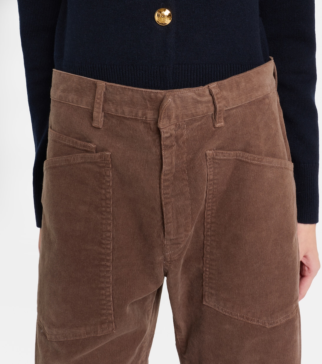 Shon corduroy barrel-leg pants | Nili Lotan