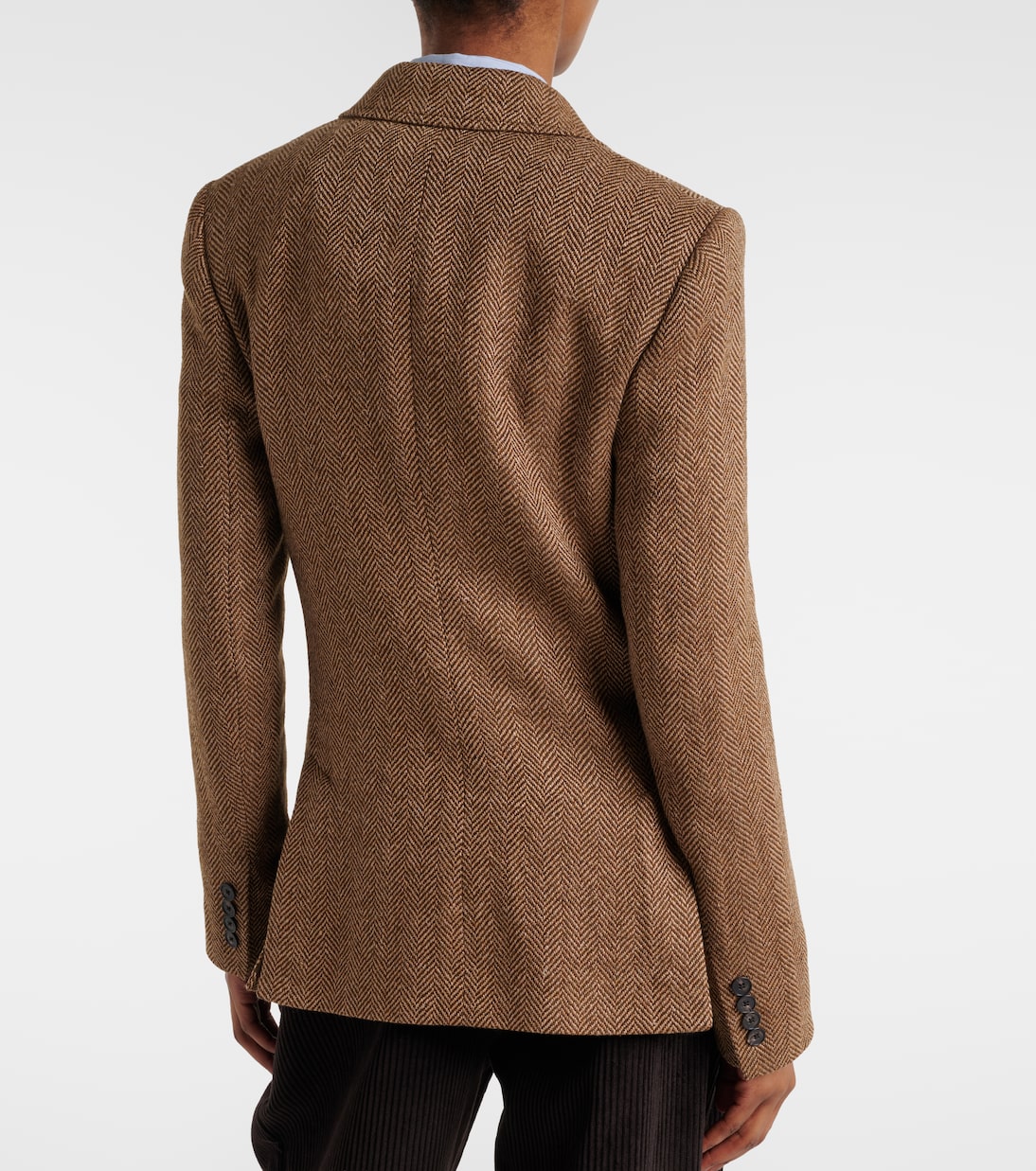 Herringbone linen, wool, and silk blazer | Polo Ralph Lauren