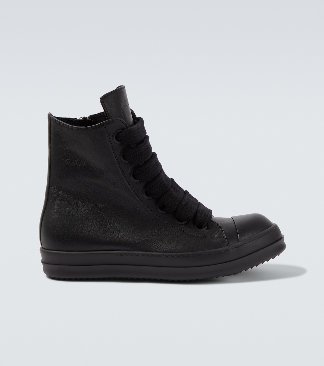 Jumbolace leather high-top sneakers | Rick Owens