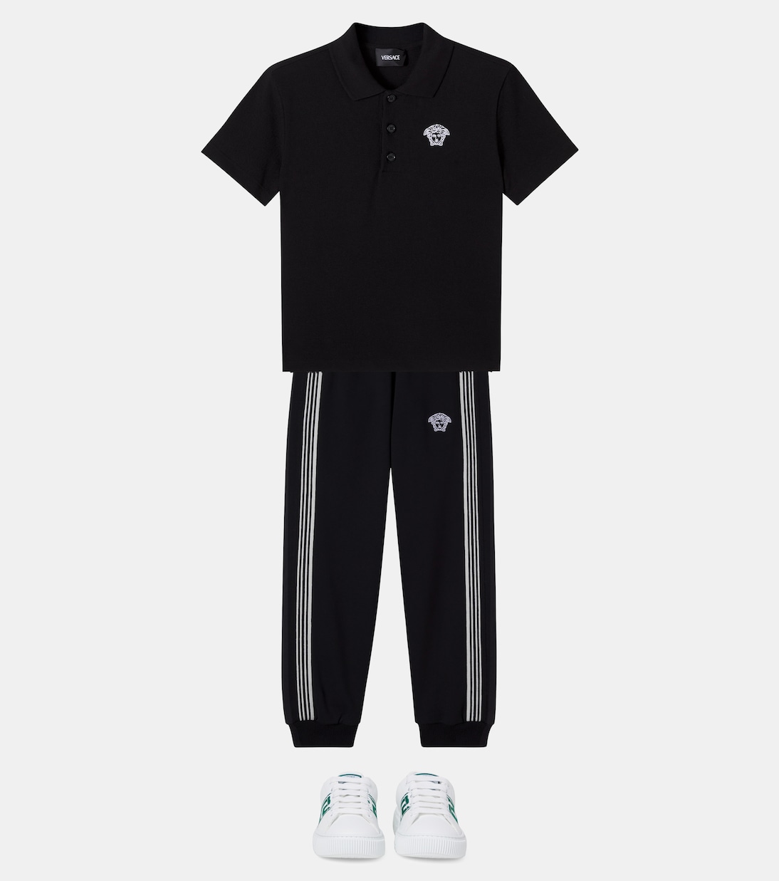 Polohemd Medusa aus Baumwoll-Piqué | Versace Kids