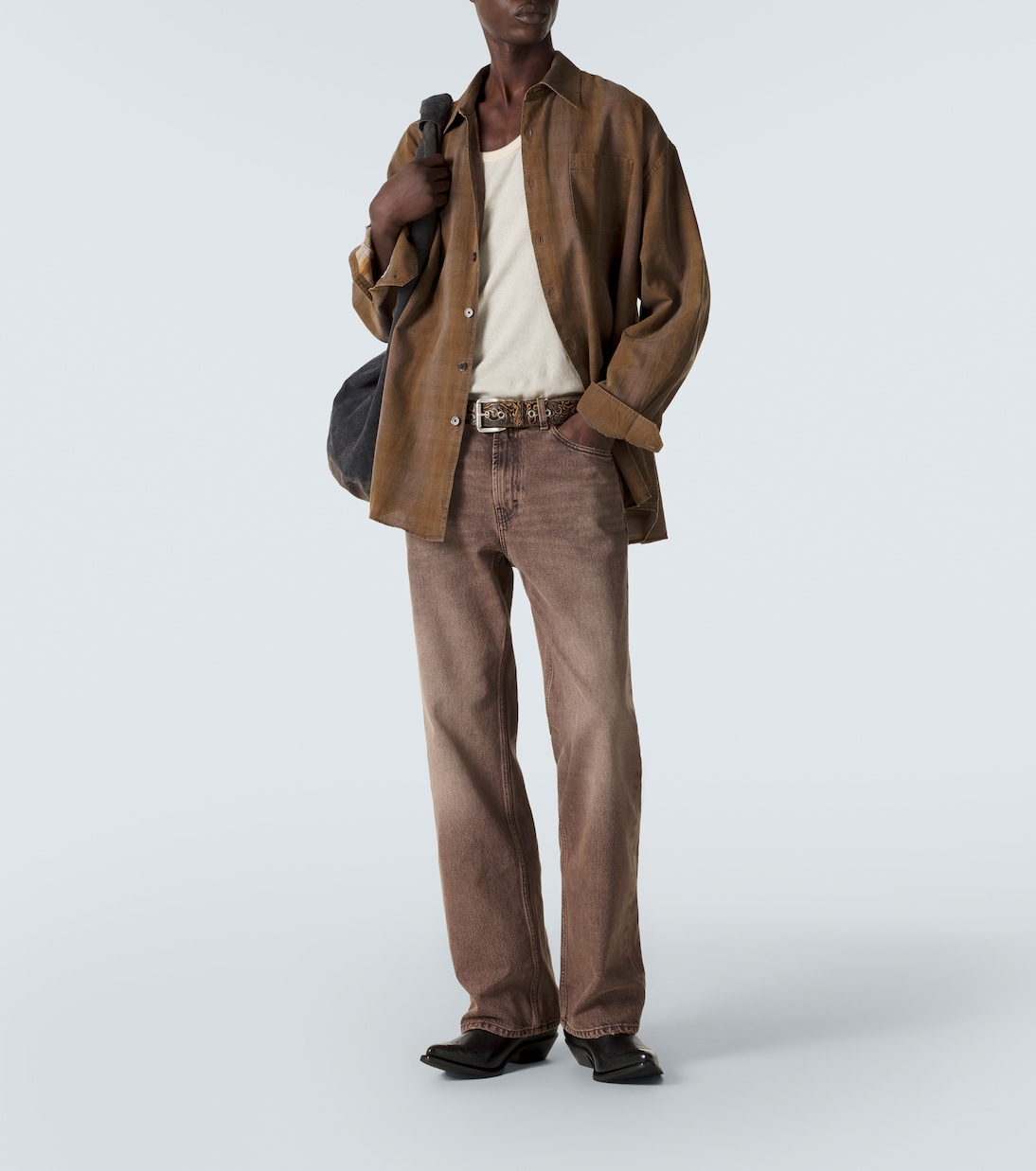 Borrowed checked cotton shirt | Our Legacy