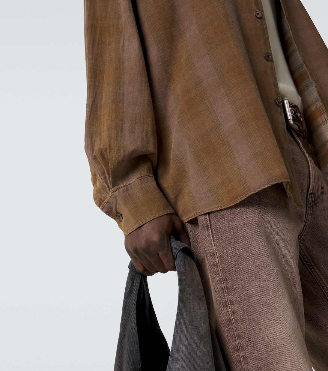 Borrowed checked cotton shirt | Our Legacy