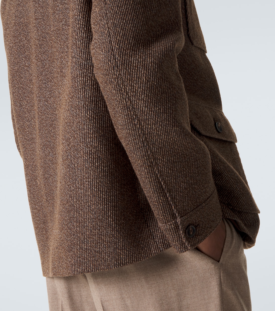 Veste Andover en lin et cachemire mélangés | Loro Piana