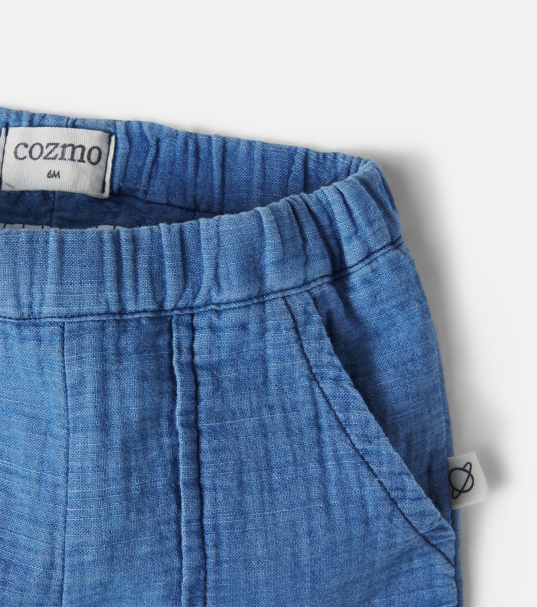 Baby Hose Mario aus Baumwoll-Gaze | Cozmo