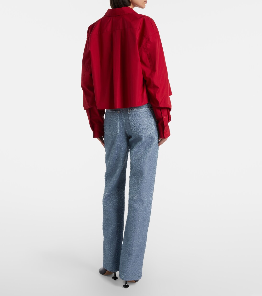 Leather wide-leg pants | Loewe