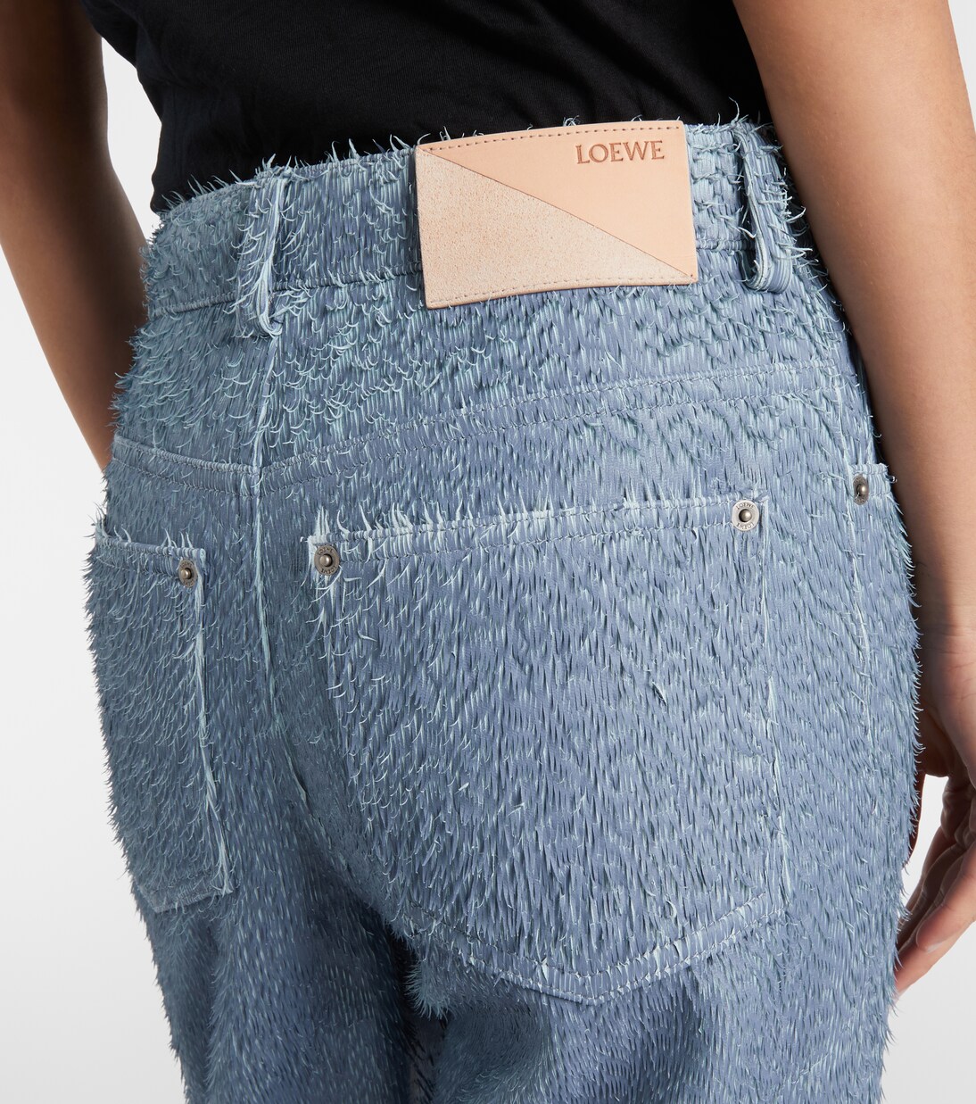 Leather wide-leg pants | Loewe