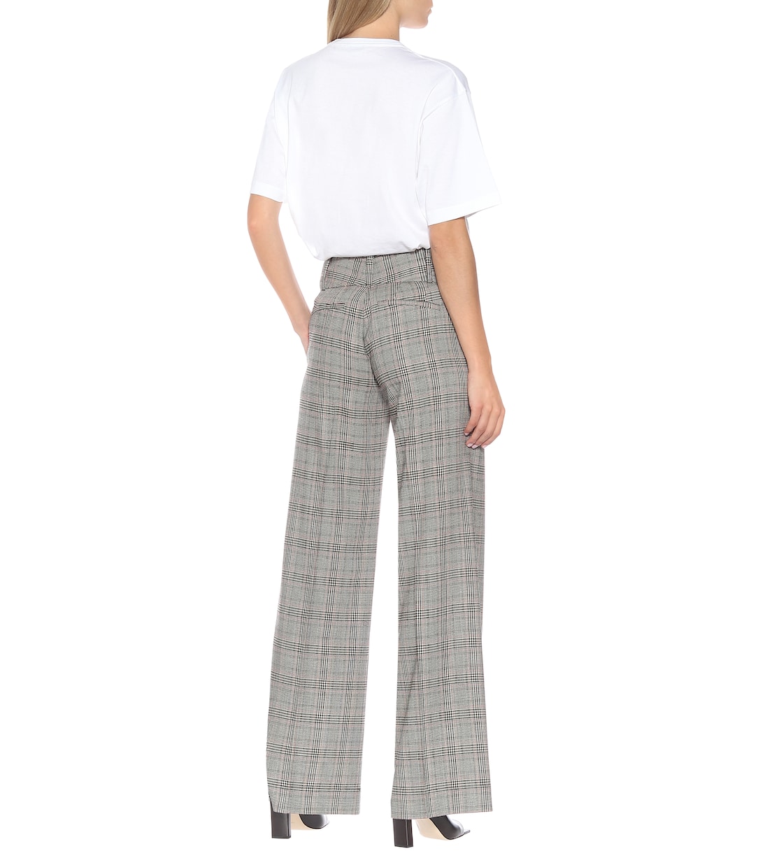 Metropolitan checked wide-leg pants | Frame