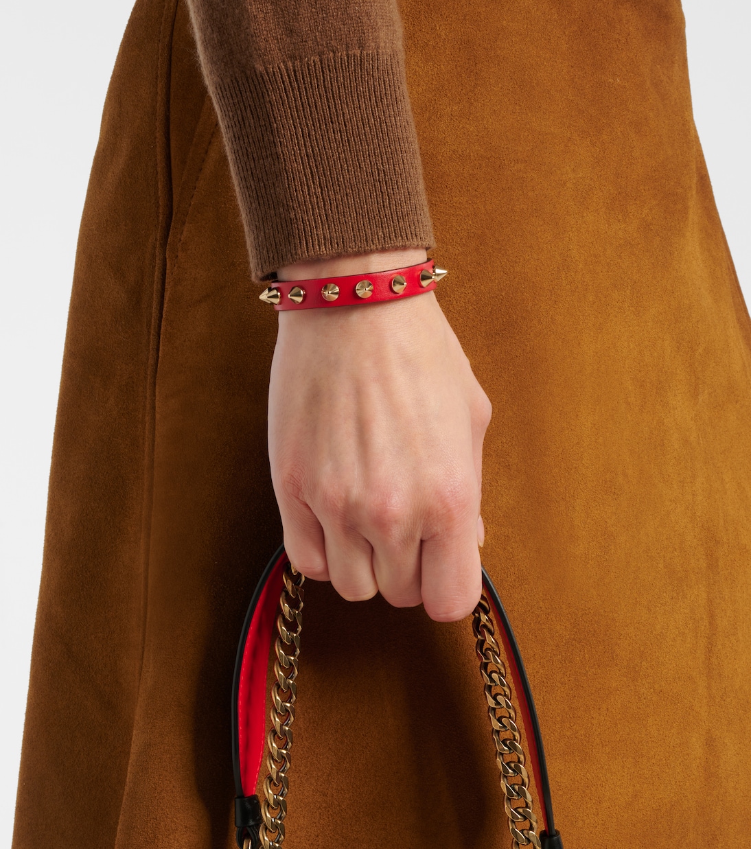 Loubilink leather bracelet | Christian Louboutin