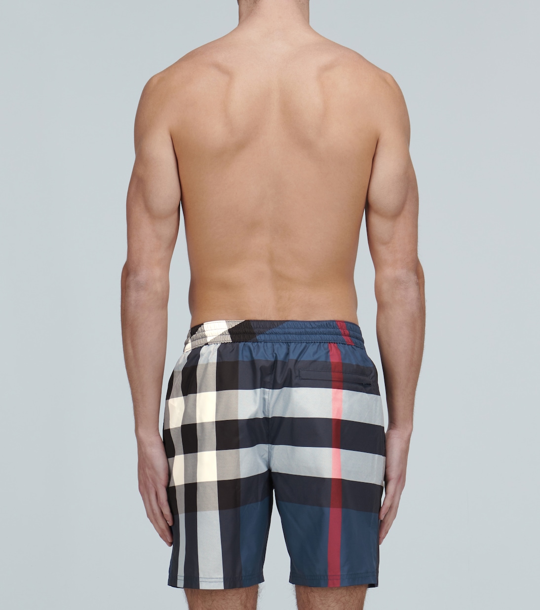 Large check-printed swim shorts | Burberry