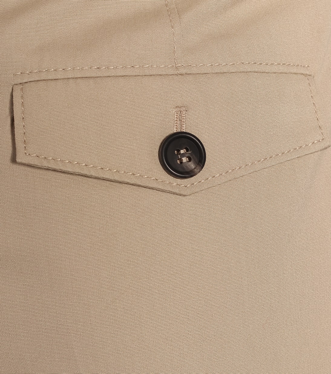 Pantalones rectos de algodón | Prada