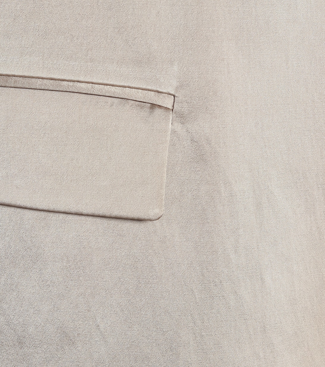 Blazer en satin de coton mélangé | Brunello Cucinelli