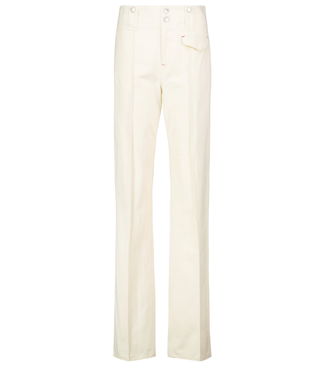 Dilirok high-rise straight cotton pants | Isabel Marant