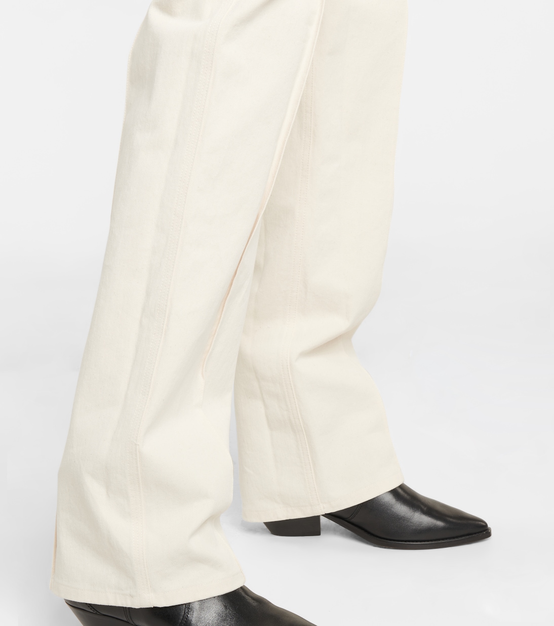 Dilirok high-rise straight cotton pants | Isabel Marant