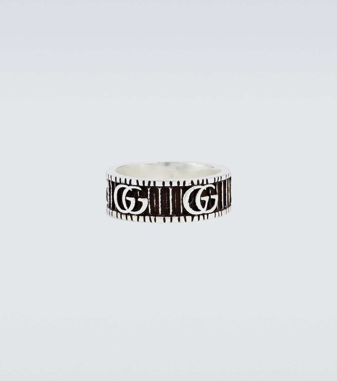 Anello Double G Marmont in argento | Gucci