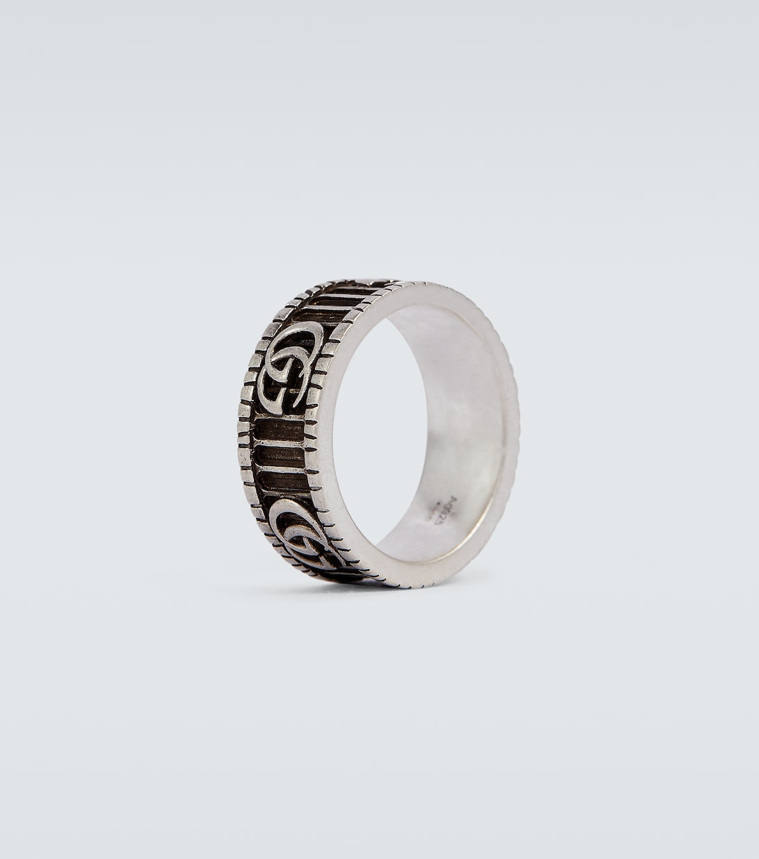 Anello Double G Marmont in argento | Gucci