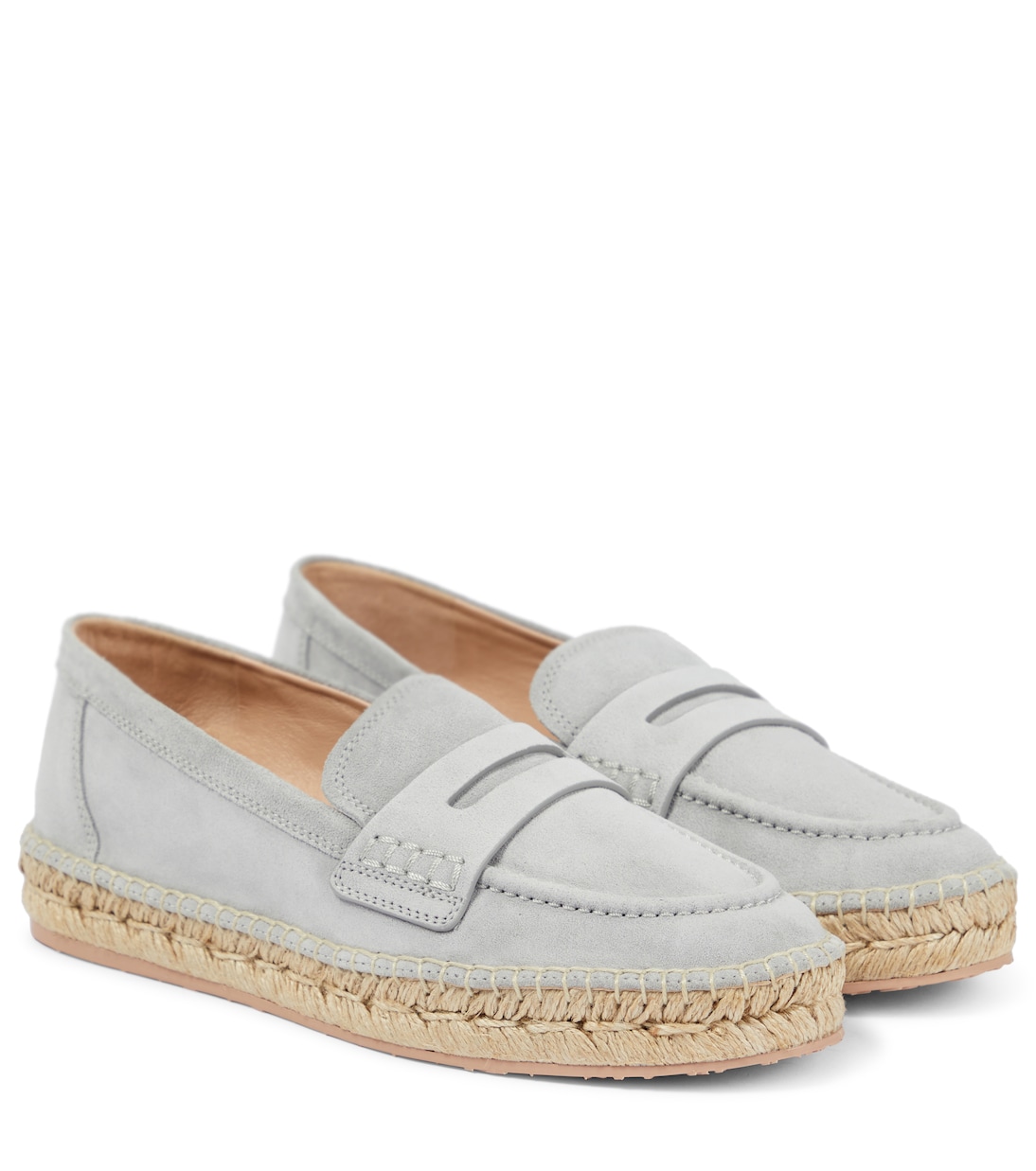 Mocasines de ante estilo alpargata | Gianvito Rossi