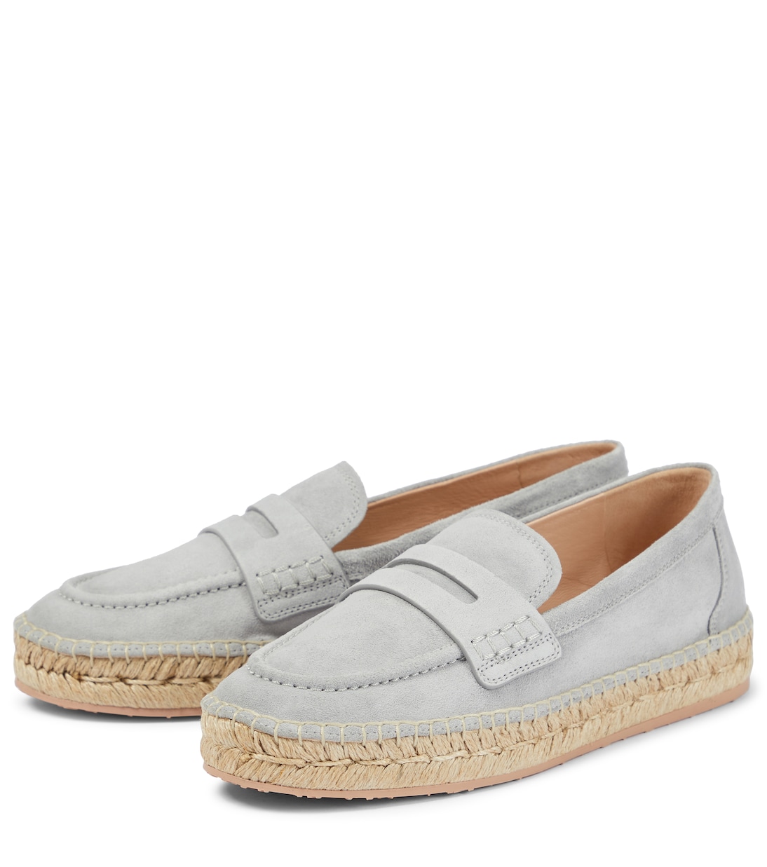 Mocasines de ante estilo alpargata | Gianvito Rossi