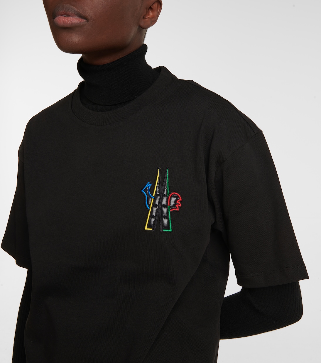 Logo cotton jersey T-shirt | Moncler Grenoble