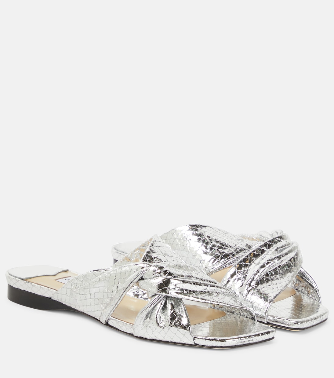 Narisa flat leather sandals | Jimmy Choo