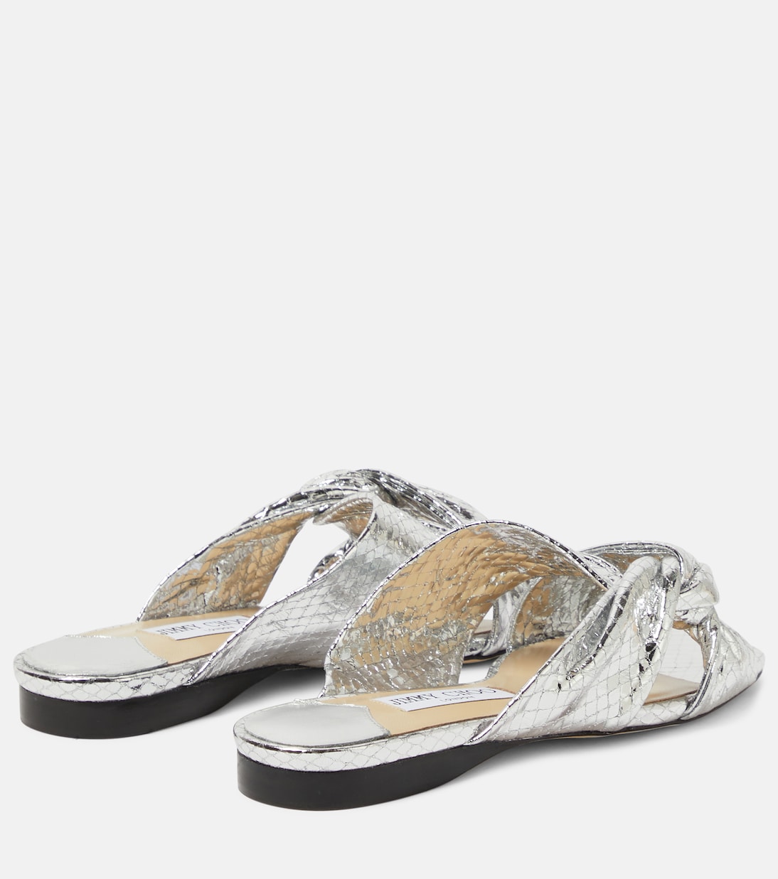 Narisa flat leather sandals | Jimmy Choo