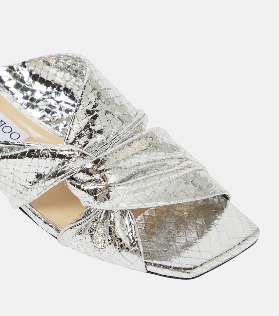 Narisa flat leather sandals | Jimmy Choo