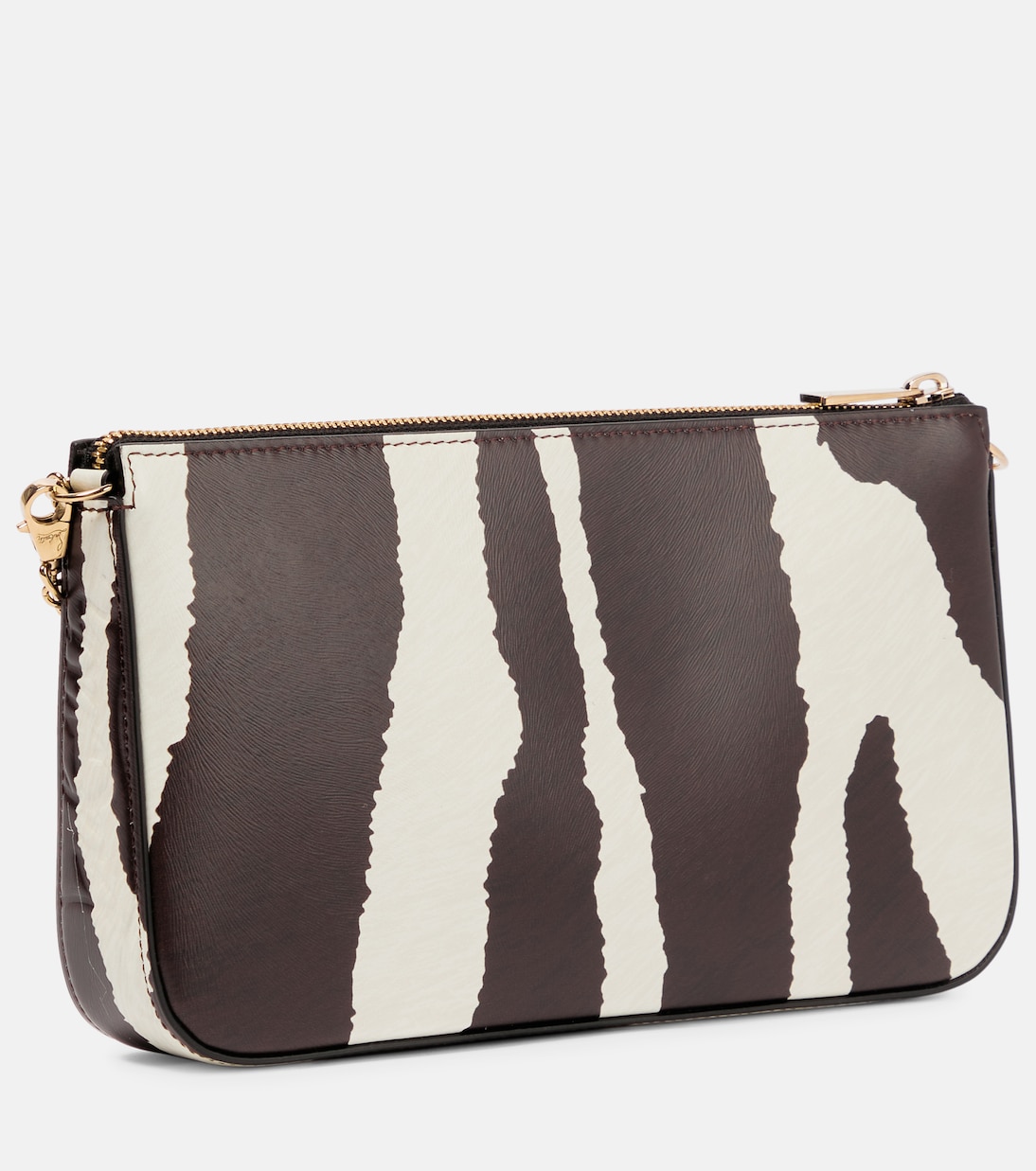 Clutch Loubila in pelle con stampa zebrata | Christian Louboutin