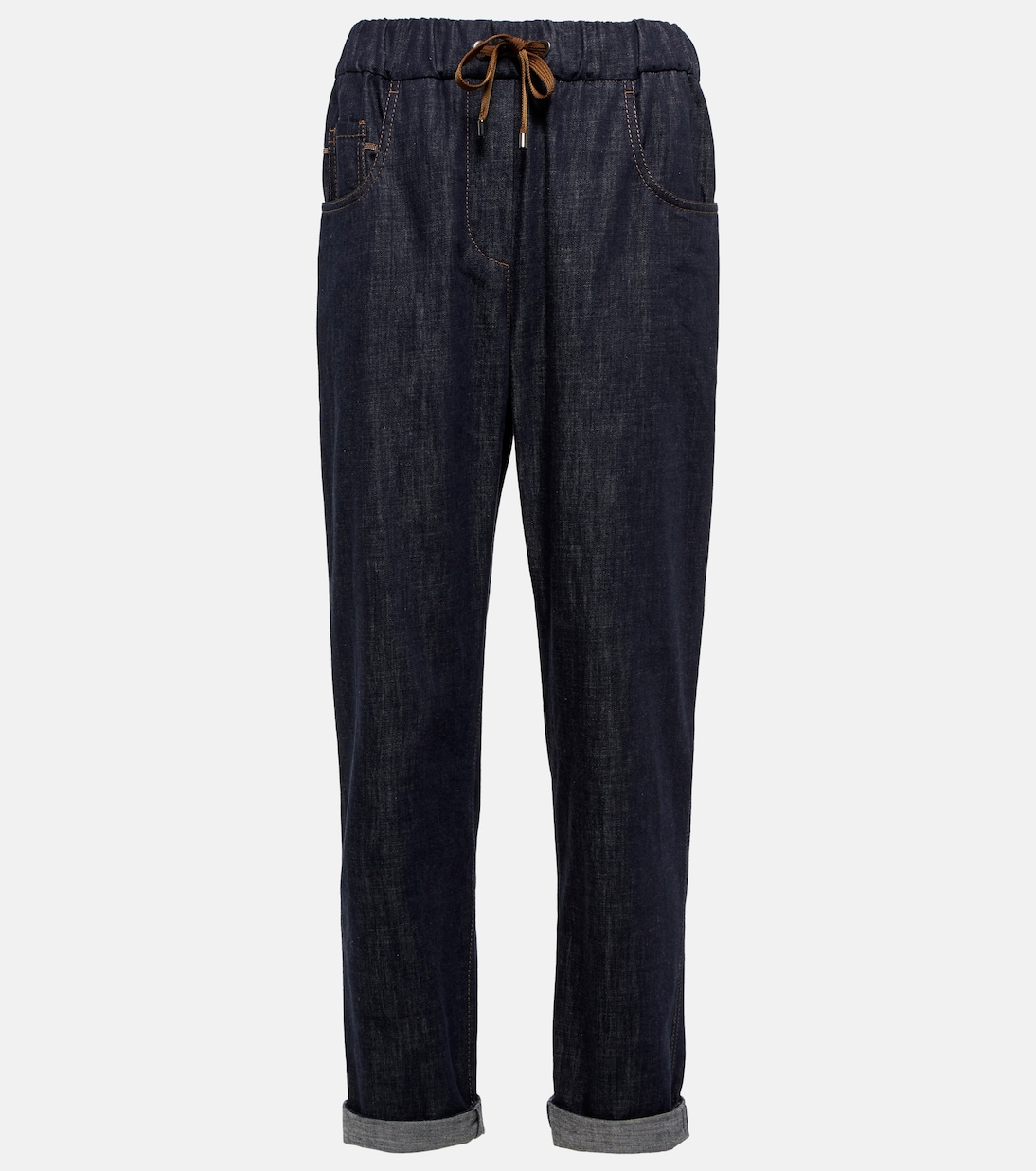 Jean tapered à ornements | Brunello Cucinelli
