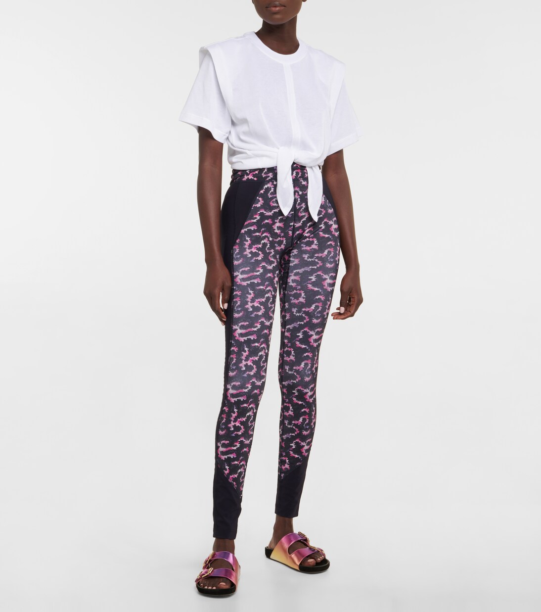 Tisea printed high-rise leggings | Marant Etoile