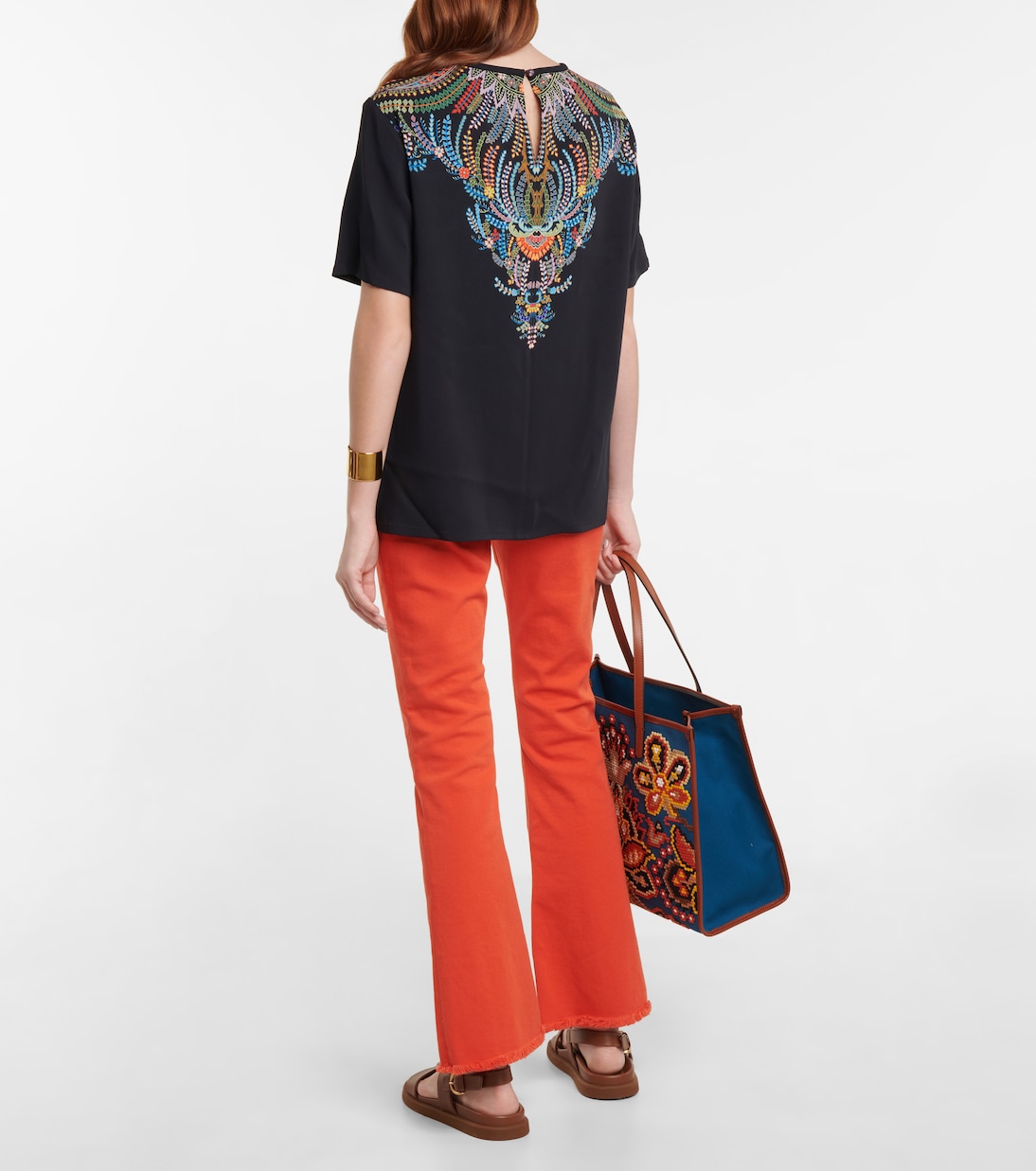 Bedrucktes Top aus Crêpe | Etro