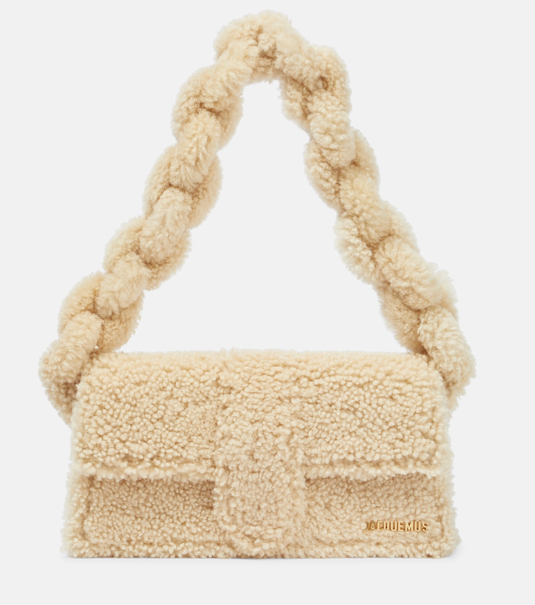 Borsa a spalla Le Bambidou in shearling | Jacquemus