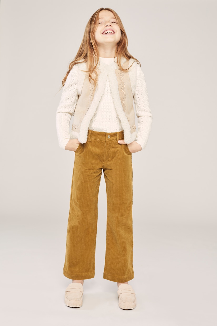 Cotton corduroy pants | Chloé Kids