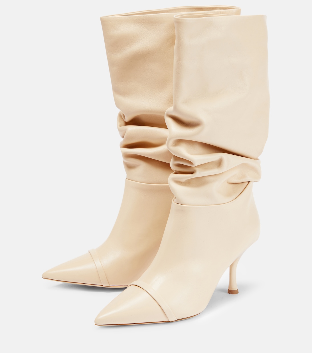 Botas de media caña de piel arrugada | Malone Souliers