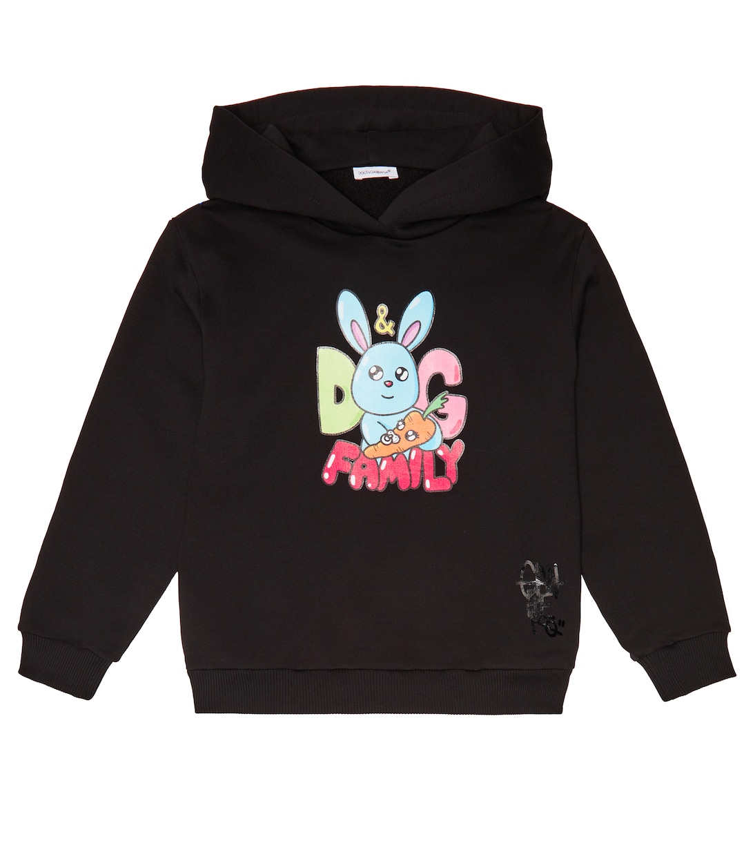 Cartoon cotton hoodie | Dolce&Gabbana Kids