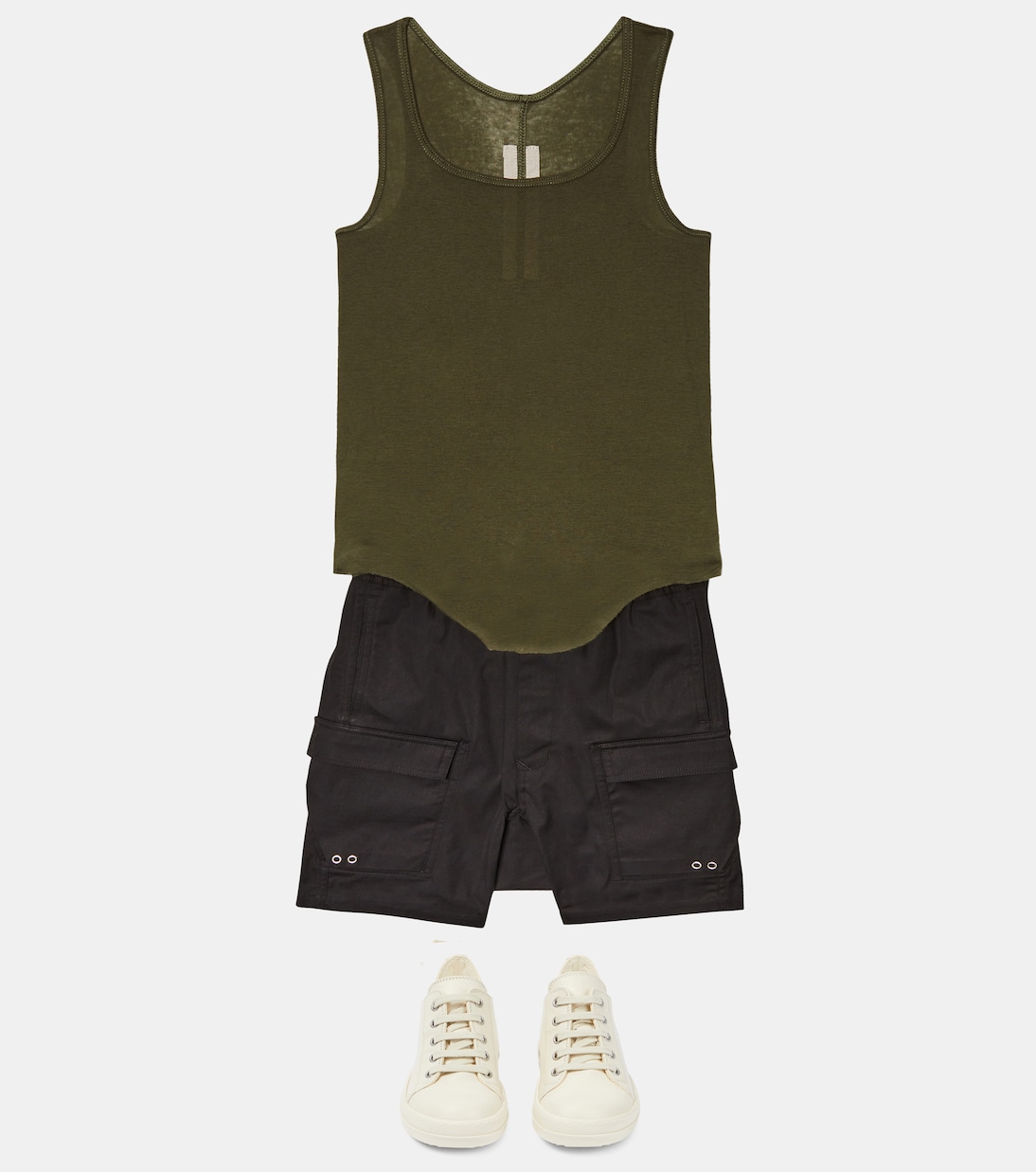 코튼 저지 탱크탑 | Rick Owens Kids