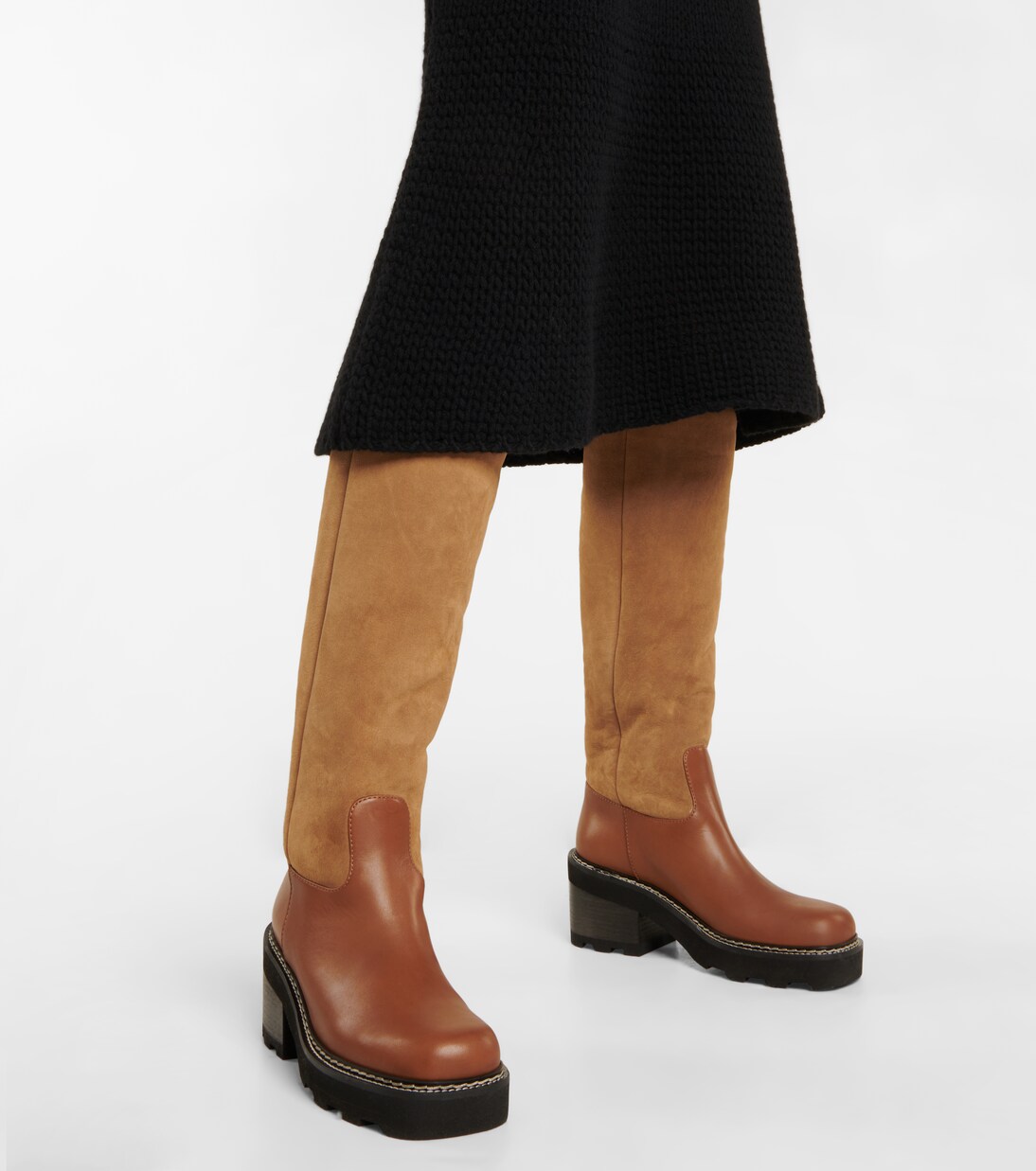 Vylos suede knee-high boots | Gabriela Hearst